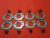 SBF Adapter Plates. Adapts a stock bolt pattern to the Trick Flow High Port (diagonal) pattern allowing up to a 2” tube to be used
